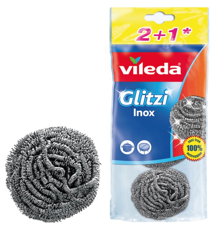 Spirale Glitzi Inox 2+. 8.00 Confezioni Vileda - 2