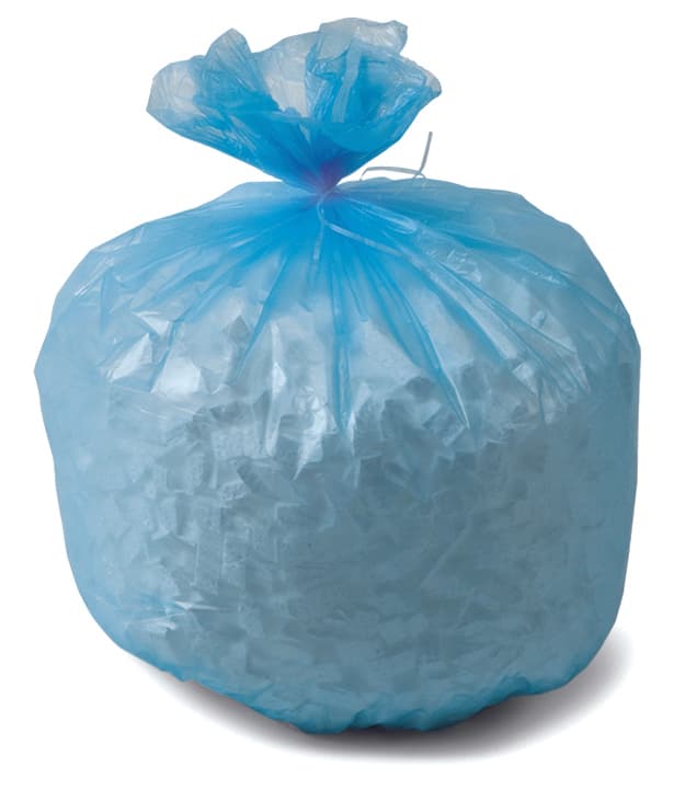 Sacco Rifiuti Famiglia Azzurro 20 Pezzi Cm 50 x 60 L 30 24.00 Rotoli - 2