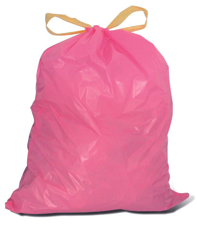 Sacco Rifiuti Pratico Rosa 12 Pezzi Cm 55 x 65 L 40 24.00 Rotoli Virosac - 2