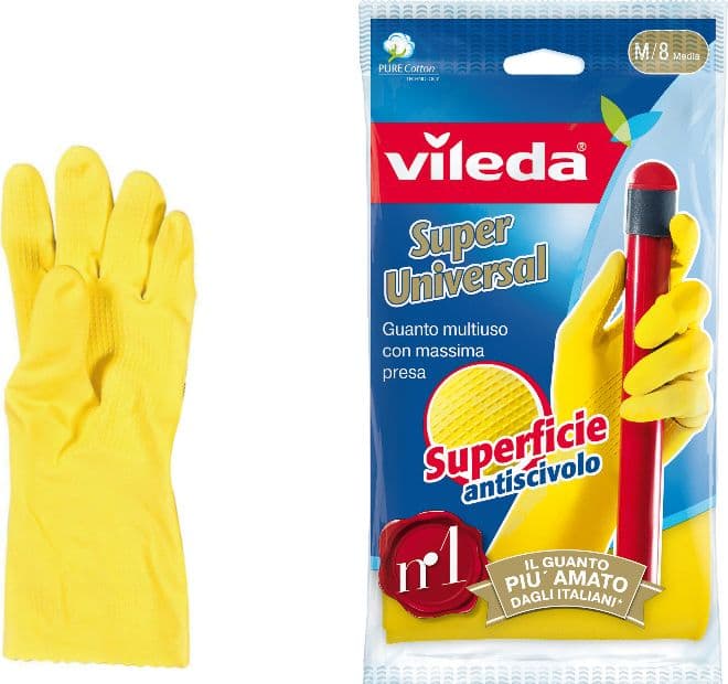 Guanti in Lattice Super Universal Tg. M 12 Paia Vileda