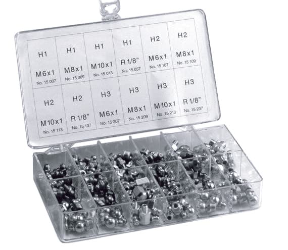 Assortimento Ingrassatori 140 Pezzi. Mm 215 x 135X40 H Pressol - 2