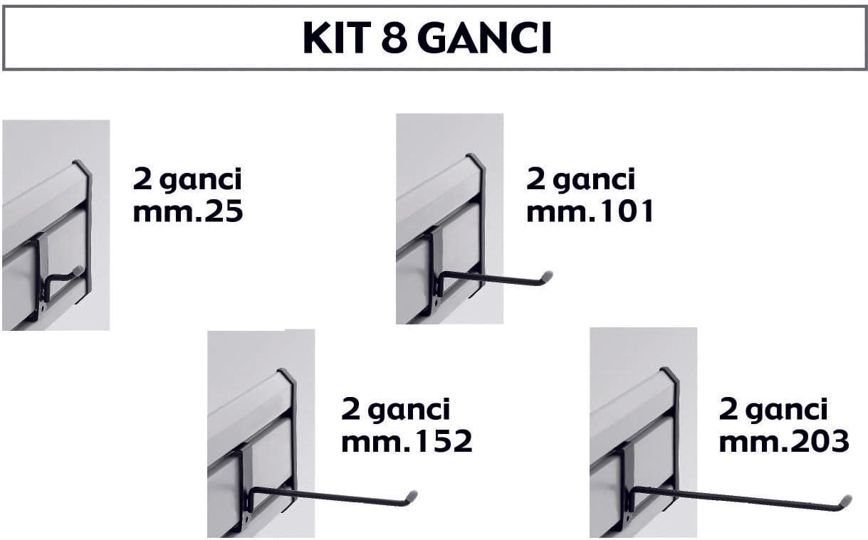 Sistema Garage Kit 8 Ganci - 2