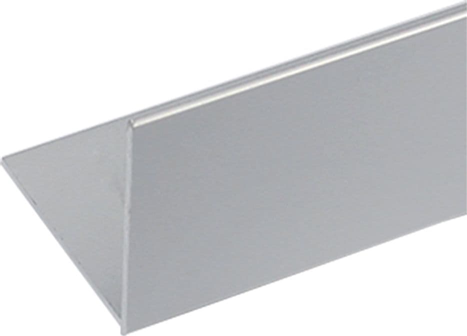 Profilo per Fai da Te Angolare 2 Col. Uniko Argento 8 Pezzi 10 X 10 X in Alluminio 1 Mt - 2