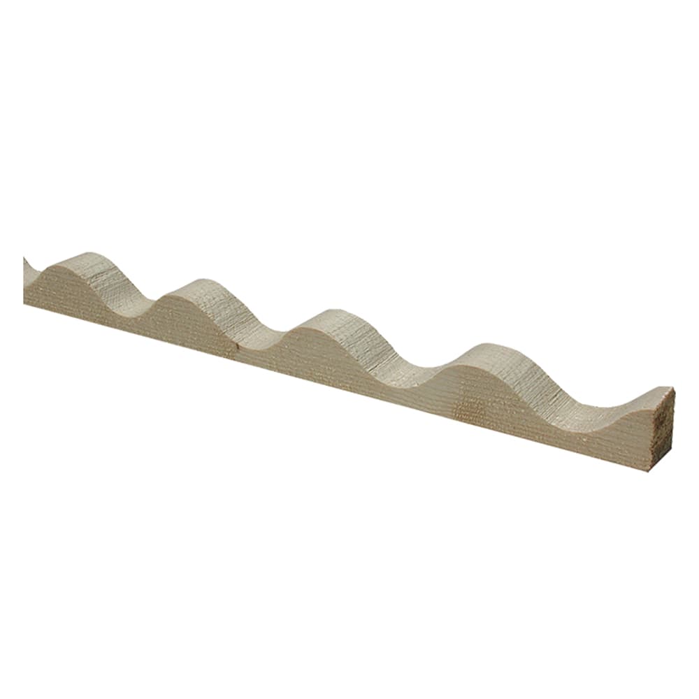 Profilo in Legno Ondulato 200 cm - 2