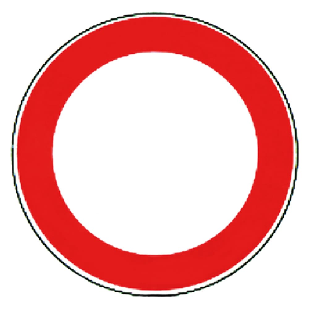 Segnale Fig 46 Debverona Divieto di Transito - 2