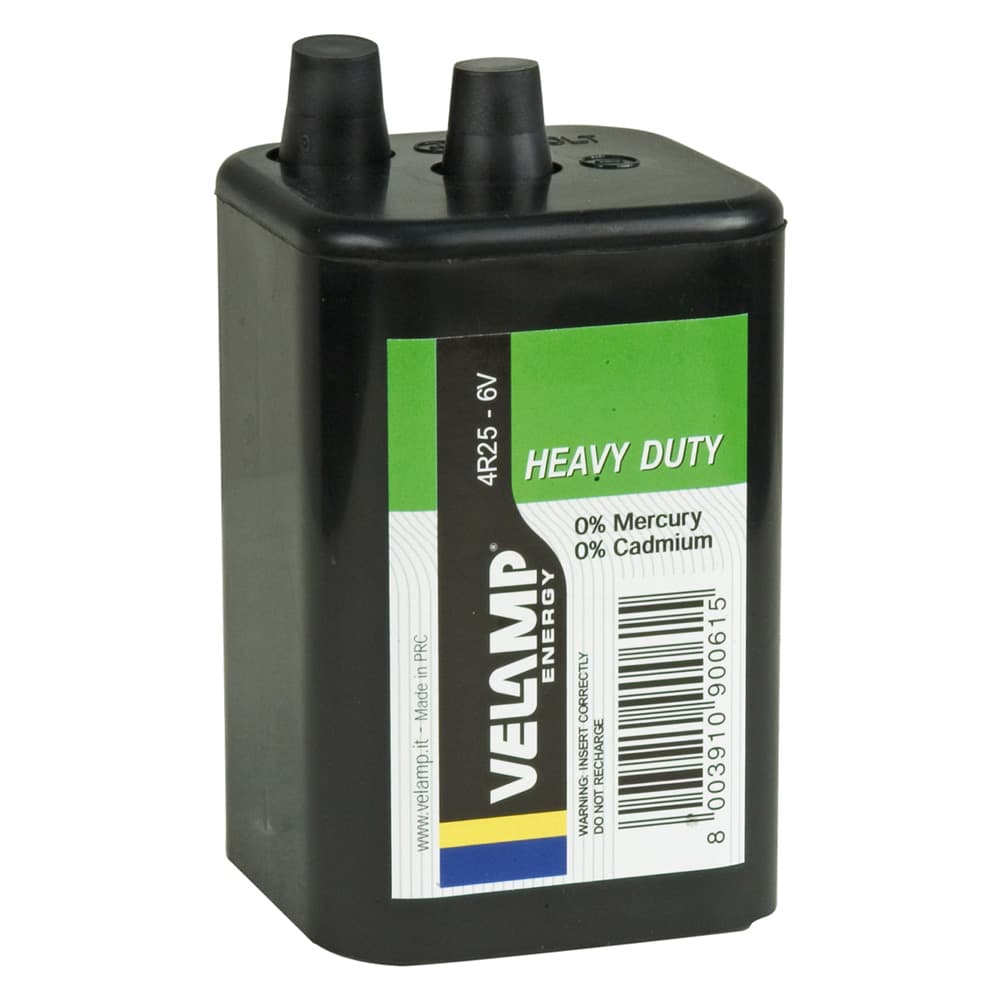 Batteria 4R25 Velamp 6 v 6 Pezzi - 2