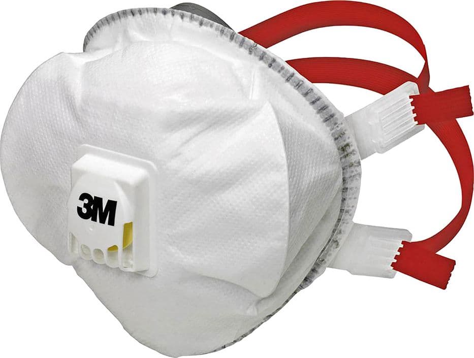 Maschera Respiratoria Serie 8000 Premium con Valvo 8835+ Ff P3 3m 5 Pezzi - 2