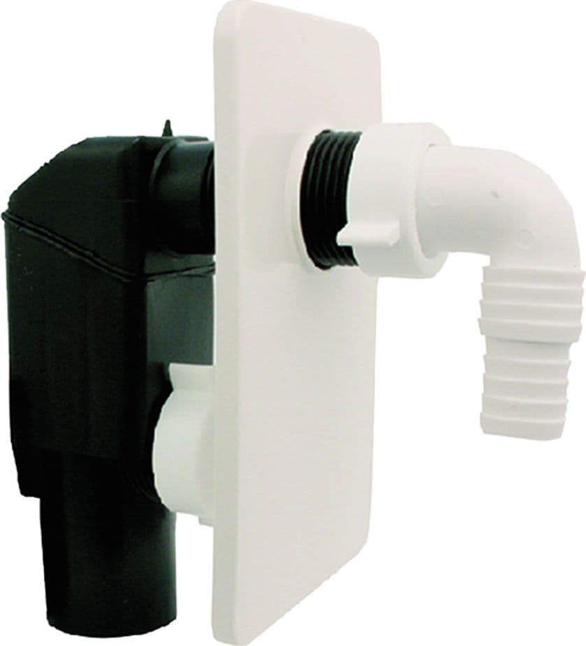 Sifone ad Incasso Placca Bonomini Bianca Poliprop.vergine - 2