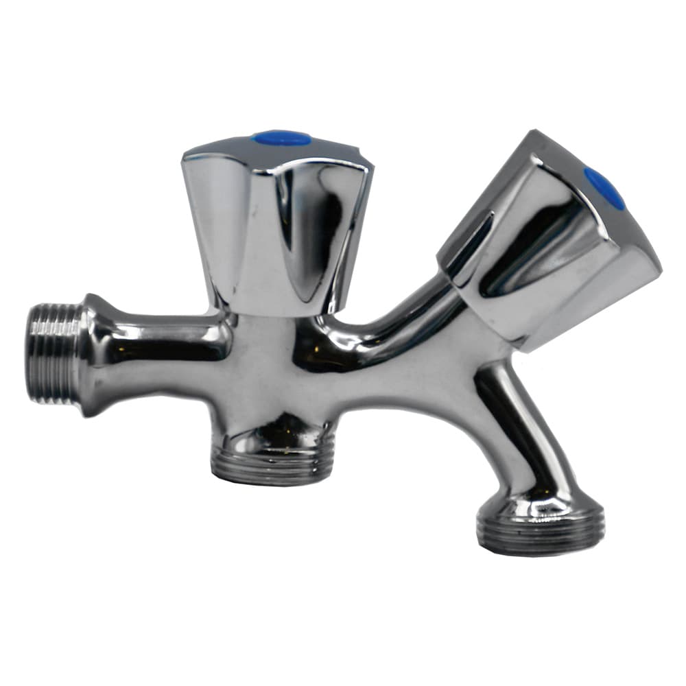 Rubinetto Attacco Lavatrice e Lavastoviglie Manopole Fluxy ABS - 2