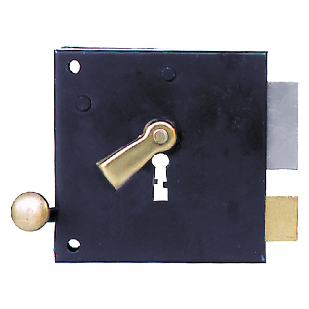 Serratura Portoncino da Applicare Art 175 e 50 Scatola Dx 2 Pezzi 100 mm - 2