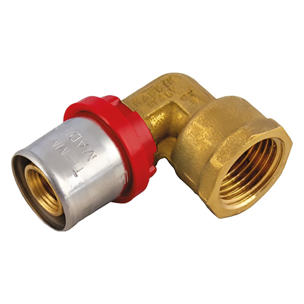 Raccordo a Pressare Curvo 26 x ¾ Femmina Tiemme 1655CT 5 Pezzi - 2