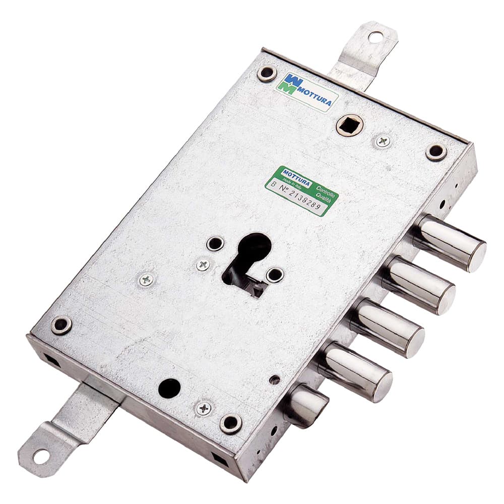 Serratura da Applicare Triplice per Porte Blindate Art 85,571 206 x 136 mm - 2