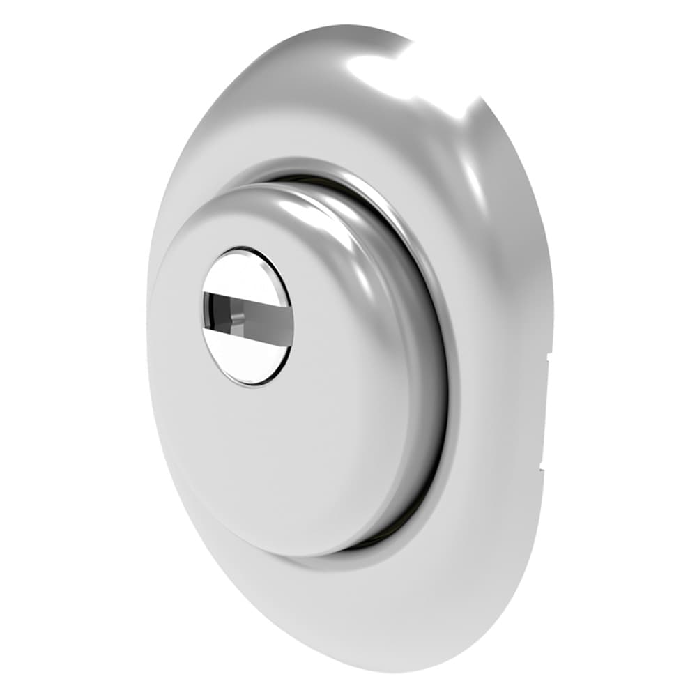 Defender Antitrapano per Serrature Mottura Finitura Cromo Satinato Ø 50 mm - 2