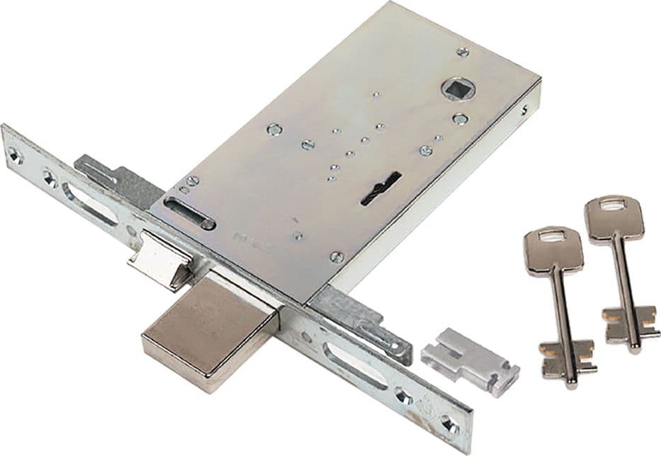 Serratura Doppia Mappa e 90 3 Punti Chiusura Nuova Feb in Acciaio Inox - 2