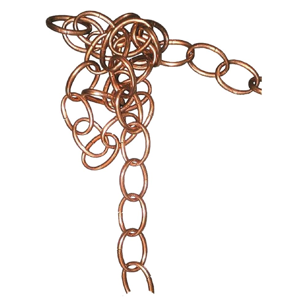 Catena Ornamentale Ovale Ottonata Aref 30 mt - 2