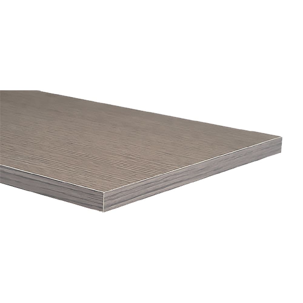Mensola in Truciolare 80 X 40 X 1,8 Rovere Ecopan Grigio 5 Pezzi - 2
