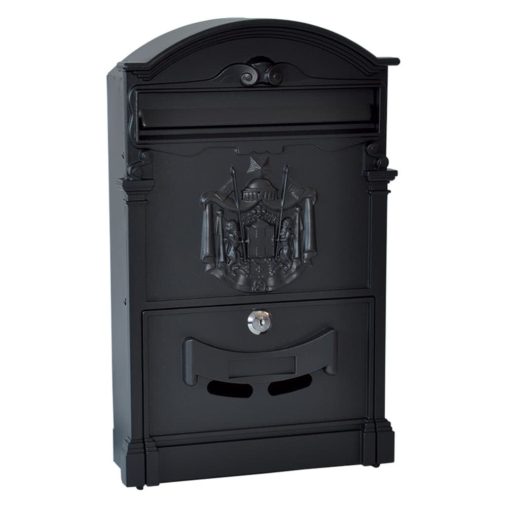 Cassetta Postale Kasart Residence Nero in Alluminio