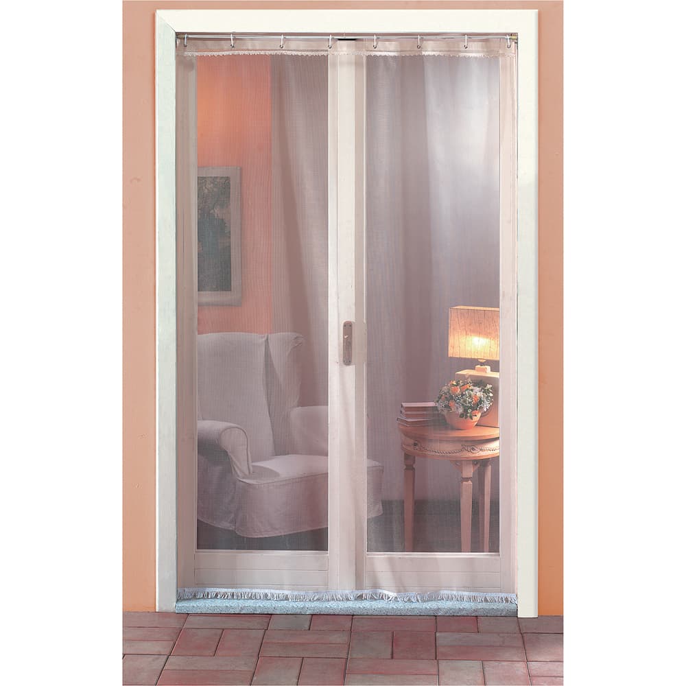 Tenda Zanzariera con Ganci ed Anelli Moschito Beige - 2