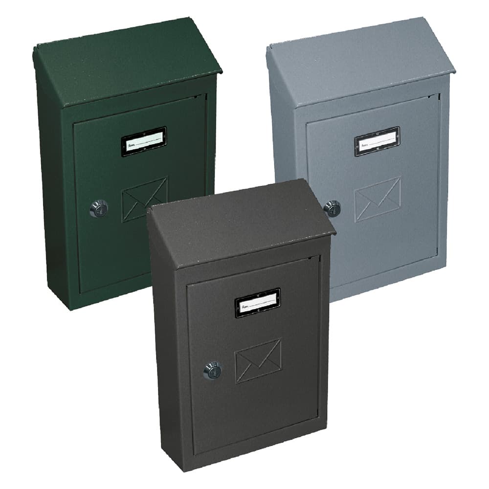 Cassetta Postale Ct Verde 20 x 6 x 30 cm - 2
