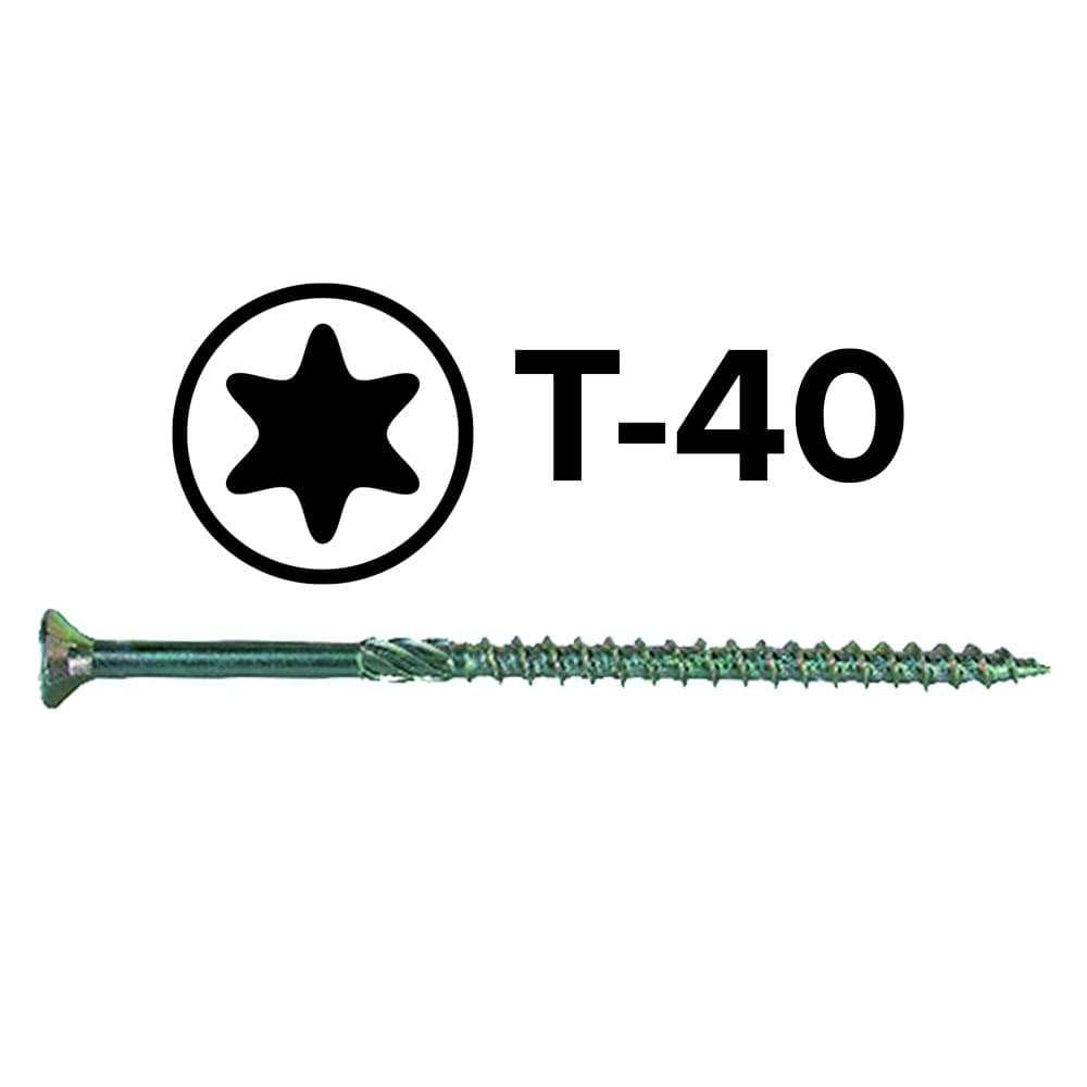 Vite per Friulsider Professionale Legno Tsp Torx T 40 50 Pezzi 10 X 380 mm - 2