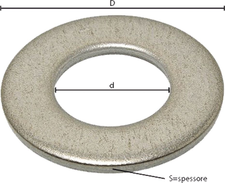 Rondella Piana Comune 8 Centinaio 800 Pezzi M 12 2,7 X 24 X 13 mm – Autres