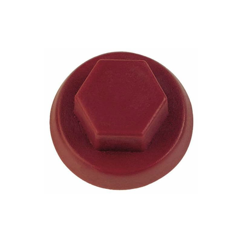 Cappuccio per Tirafondo Friulsider Rosso Siena 100 Pezzi - 2