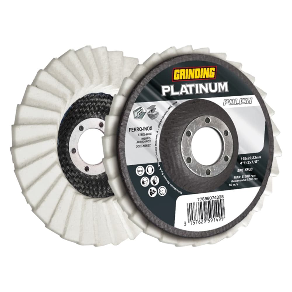Disco Lamellare per Grinding Platinum Polish 10 Pezzi Ø 115 x 22,23 mm - 2