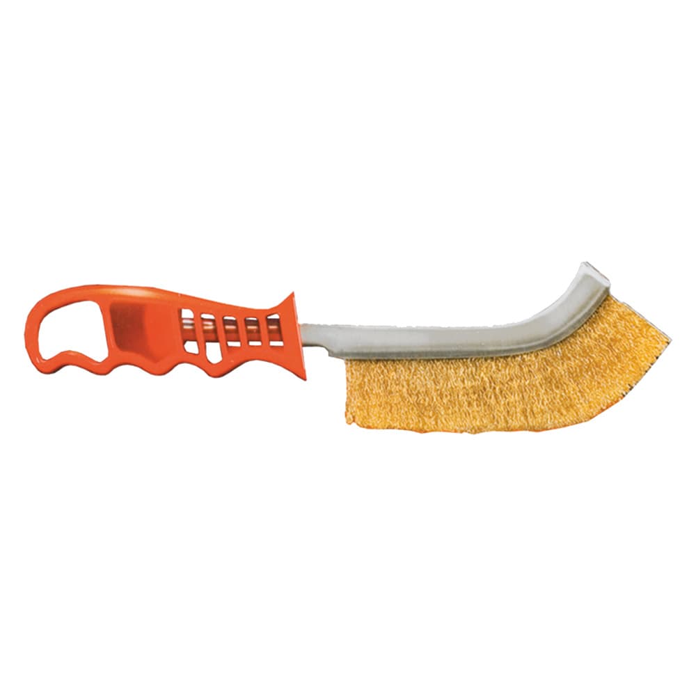 Spazzola a Mano Curva Fili Pg 24 Pezzi 260 mm 0,3 mm - 2