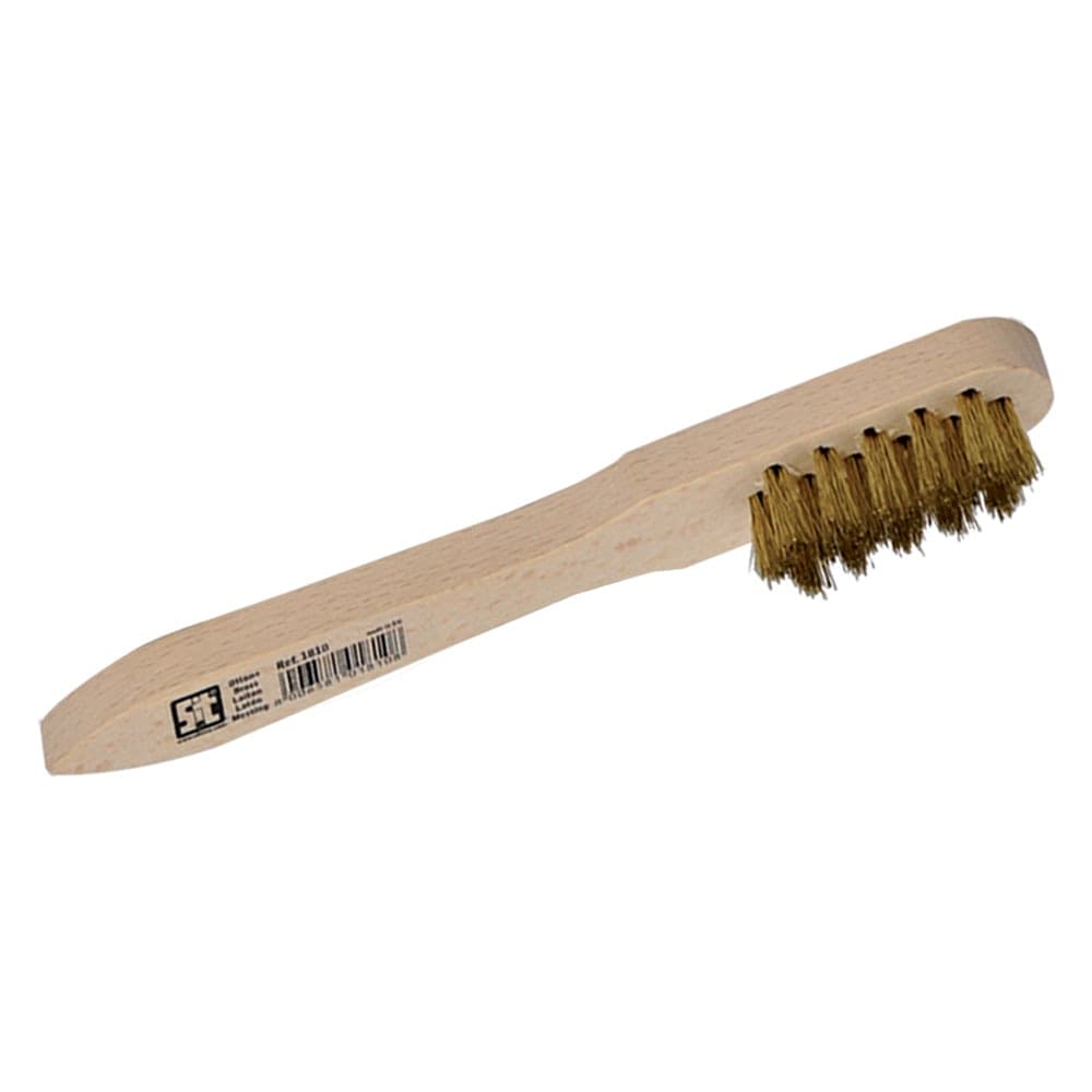 Spazzola a Mano per Candele Fili Sit Ottone 150 X 35 mm Ø 0,15 mm