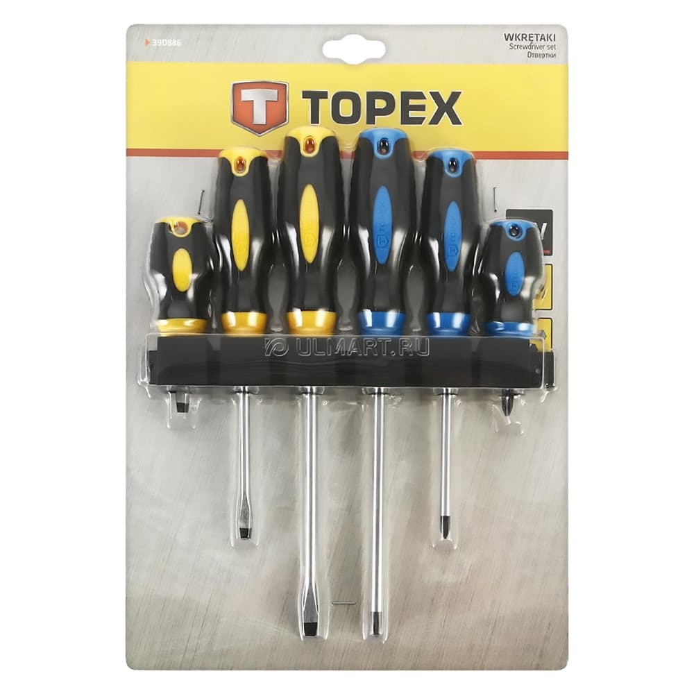 Serie Cacciaviti Topex 6 Pezzi