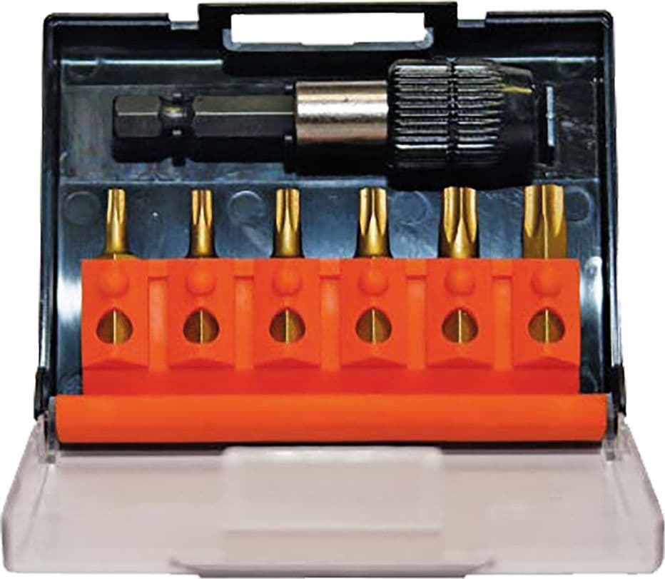 Portainserto con Inserti Torx Ecef 7 Pezzi - 2