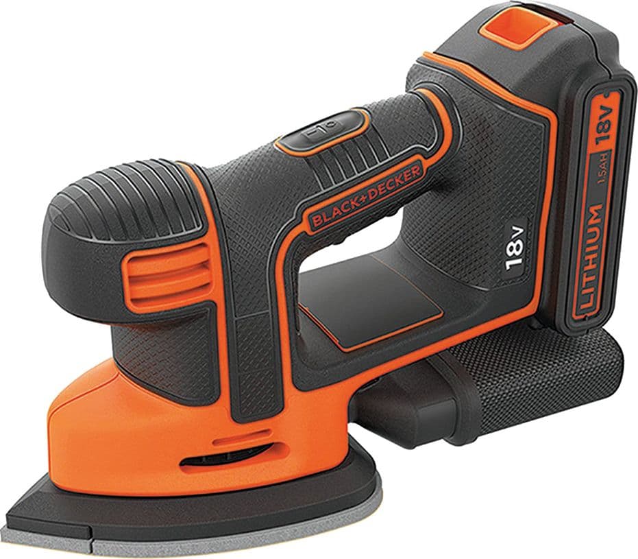 Levigatrice a Batteria Mouse Black Decker Bdcds18 Qw 18v 1,5 Ah Litio - 2