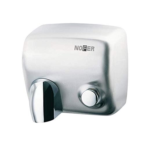 Asciugamano Elettrico con Pulsante Acciaio Inox Satinato Cyclon Nofer - 2