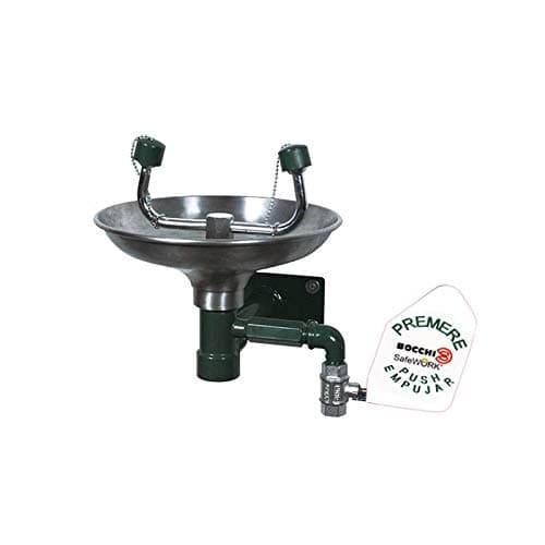 Lavabo Collirio D'Emergenza Lavamani a Muro Picker Acciaio Nofer Art - 2