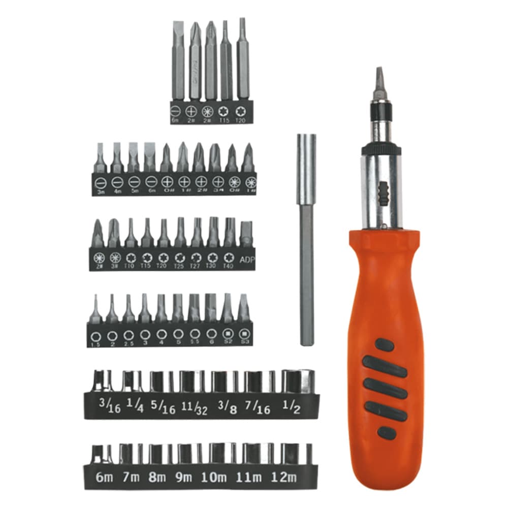 Set Avvitamento con Inserti e Bussole Toptools 52 Pezzi - 2