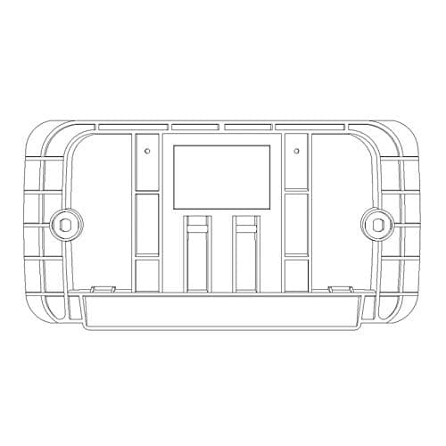 Controplacca Hidrobox Mono Telaio Placca Monocomando Todini 14 41 C - 2