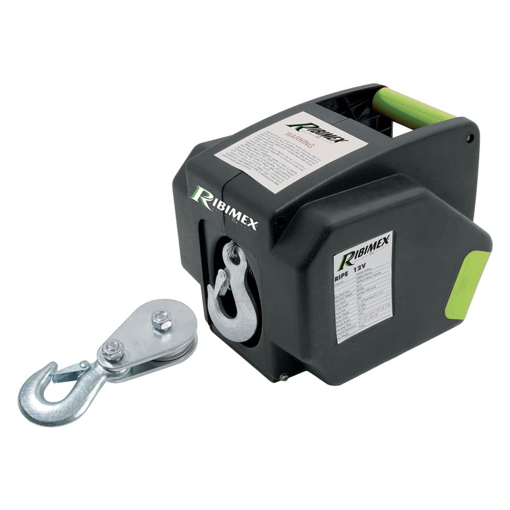 Verricello Elettrico Ribimex 300 w (12V 25A) 900 kg - 2