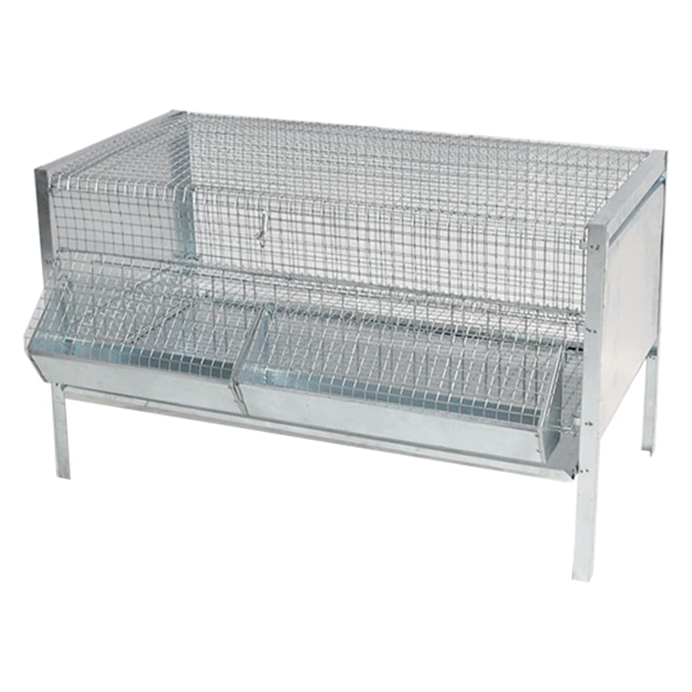 Gabbia Pulcini Pieghevole mg Gabbie 100 x 50 x 60 cm - 2