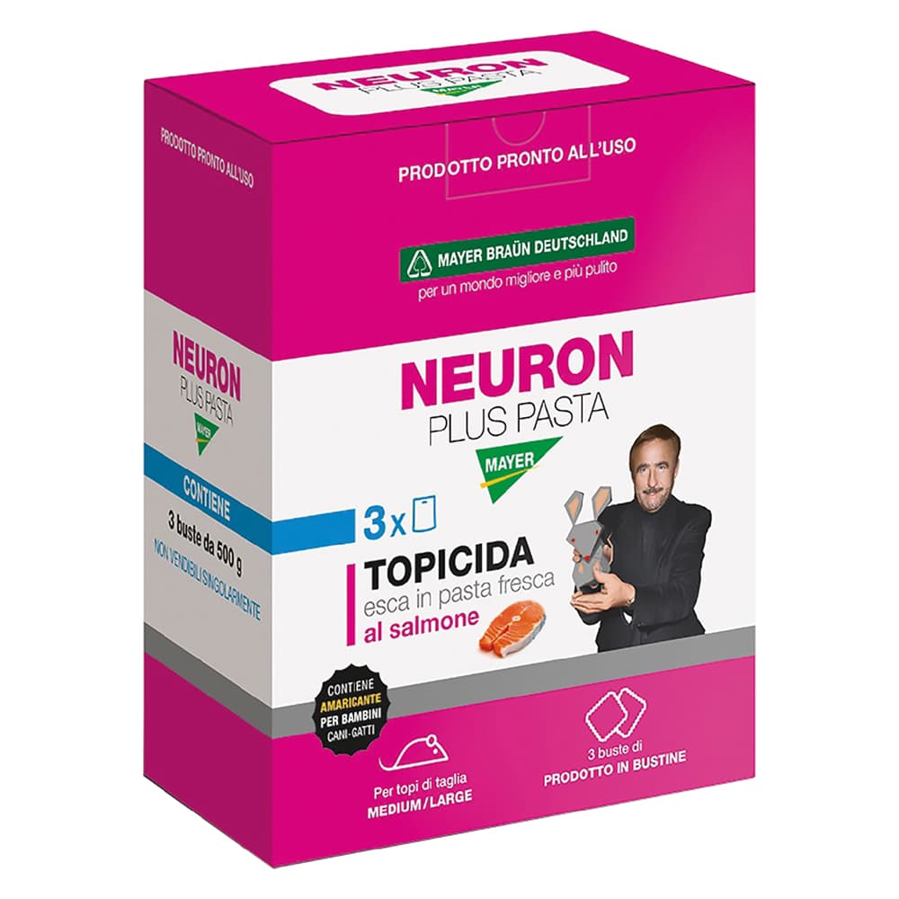 Esca Topicida Cf 3 Buste ( ) Mayer Braun Neuron 1500 gr 500 gr - 2