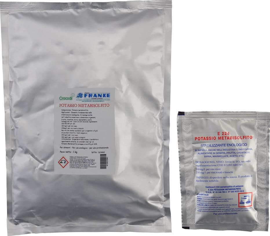 Metabisolfito di Potassio Chimica Franke 100 Gr – Autres