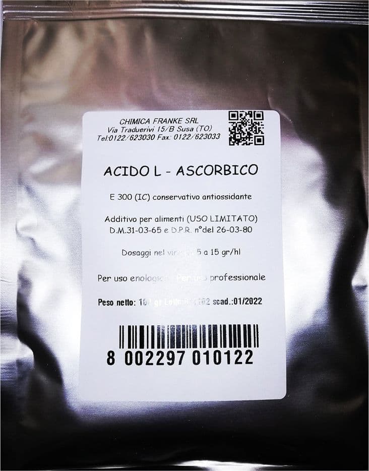 Acido Ascorbico Chimica Franke 100 Gr – Autres