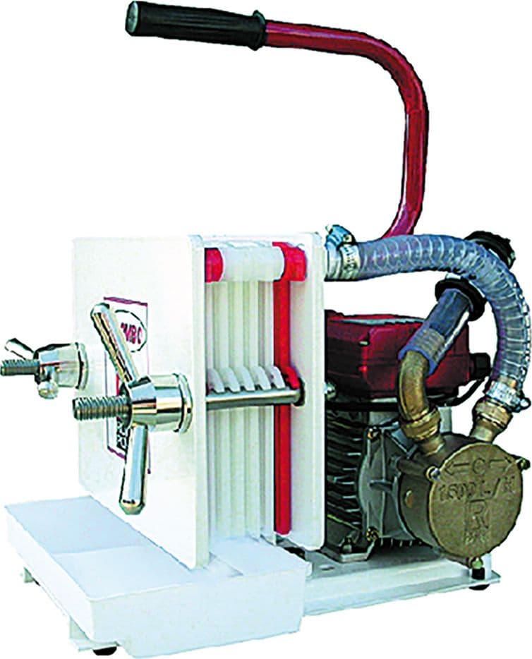 FILTRO ENOLOGICO A STRATI FILTRANTI 'COLOMBO' 18 - Hp 0,5 - Lt/h. 550/800  - ROVER - 2