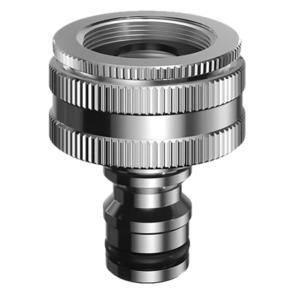 Attacco a Rubinetto Claber in Metallo Art 9603 1C Riduz.¾ 4 Blister - 2