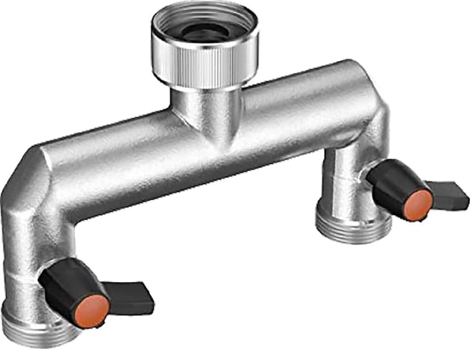 Derivazione Claber in Metallo a Due Vie Art 9601 3/4 4 Blister