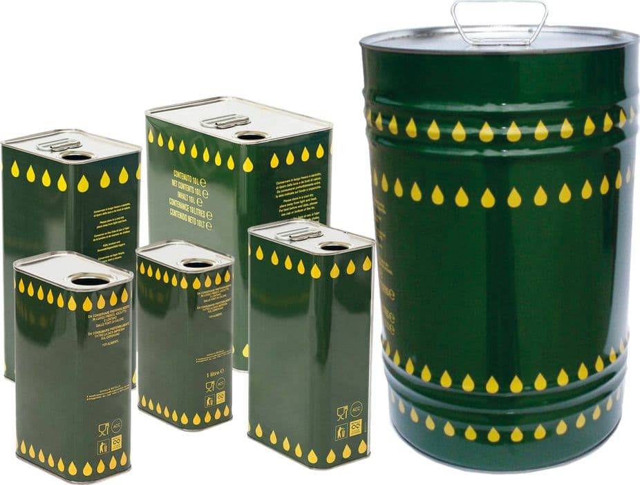Latta per Olio in Lamiera Foro con Sfiato Asa Italia 12 Pezzi 5 lt Ø 42 mm - 2