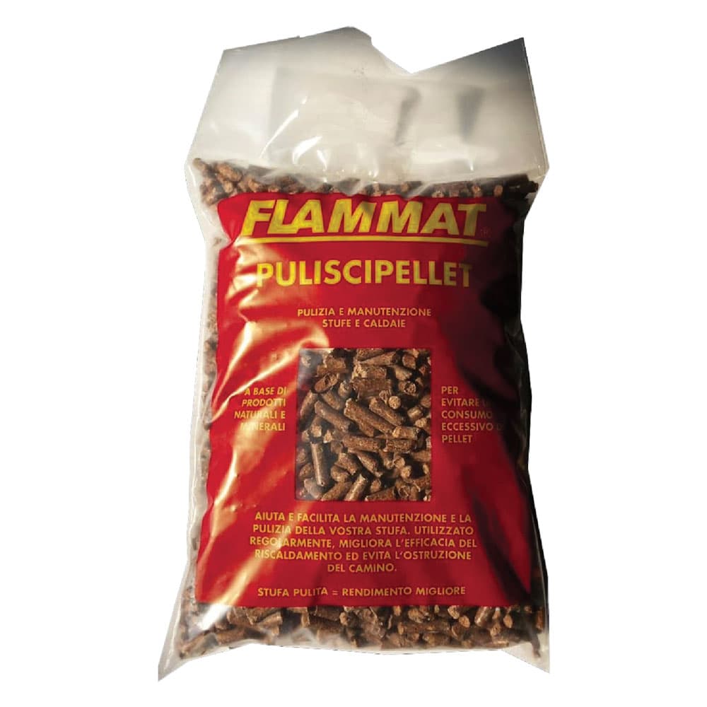 Pellet Pulisci Stufa Pellets Clean 8 Confezione Flames