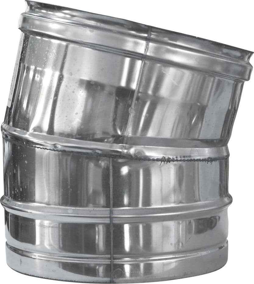 Gomito a 15° Ee ¸ Kasart in Acciaio Inox 8 cm - 2