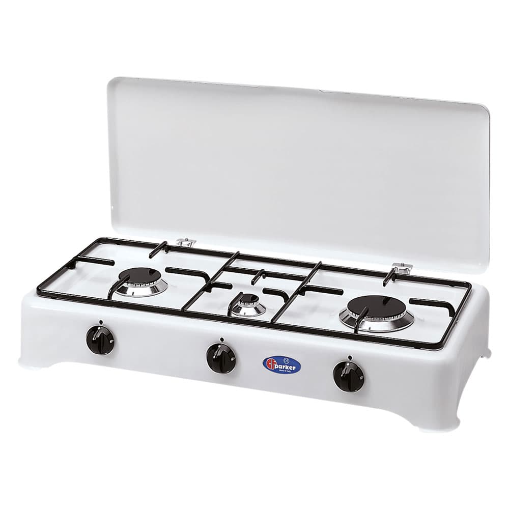 Fornello a Gas 3 Fuochi Mod 5324 Cgpm Gas Metano Parker - 2