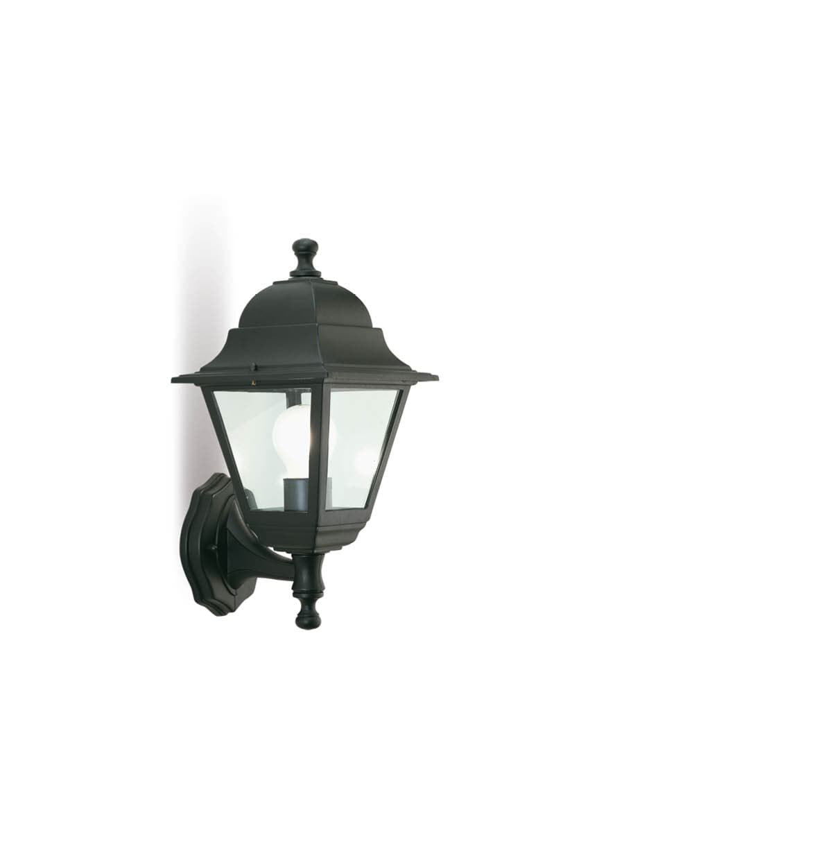 Lanterna da Parete Old Sovil Alluminio Pressofuso Nero 18 x 20 x 37 cm - 2
