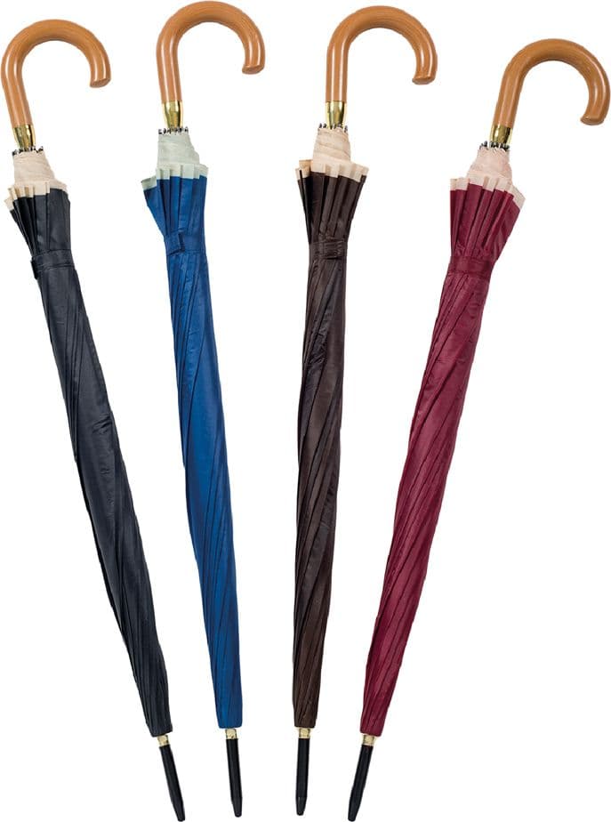 Ombrello Automatico Tipo Grande Tinta Unita 12 Pezzi Ø 112 cm - 2